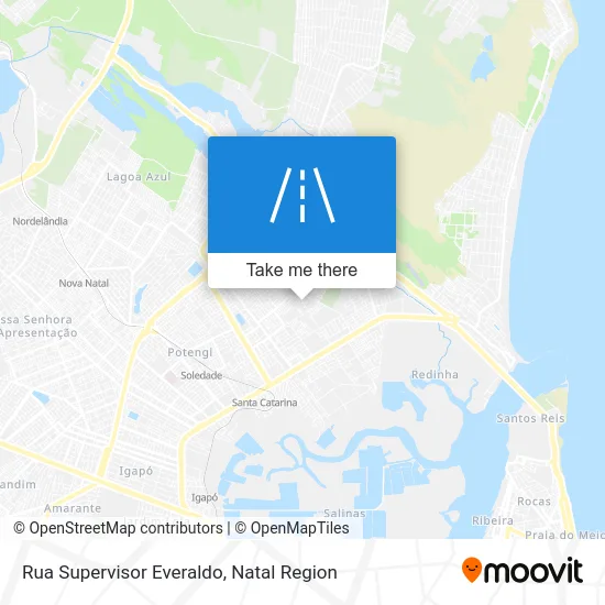 Rua Supervisor Everaldo map