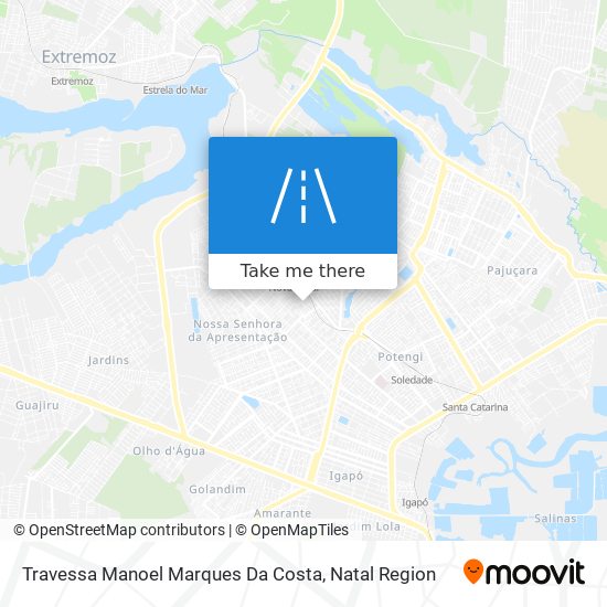 Mapa Travessa Manoel Marques Da Costa