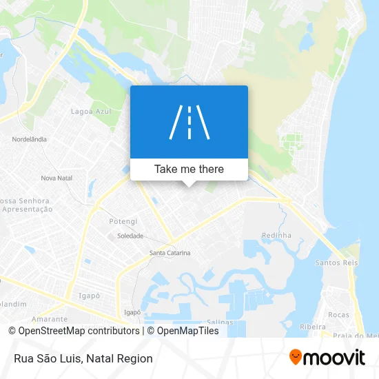 Rua São Luis map