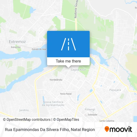 Rua Epaminondas Da Silvera Filho map