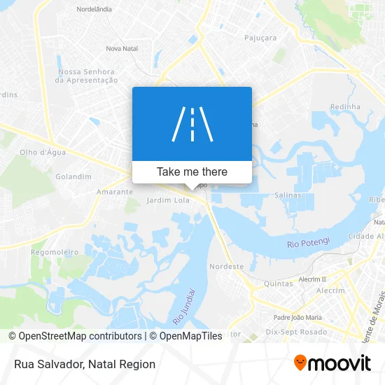 Rua Salvador map