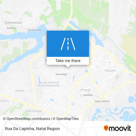 Rua Da Lapinha map