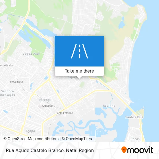 Rua Açude Castelo Branco map