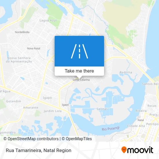 Rua Tamarineira map