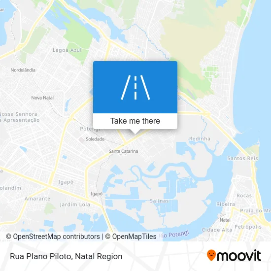 Rua Plano Piloto map