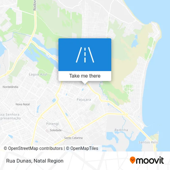 Rua Dunas map