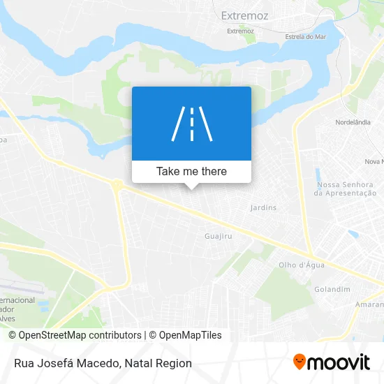 Rua Josefá Macedo map