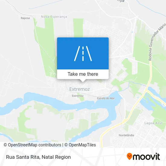 Rua Santa Rita map