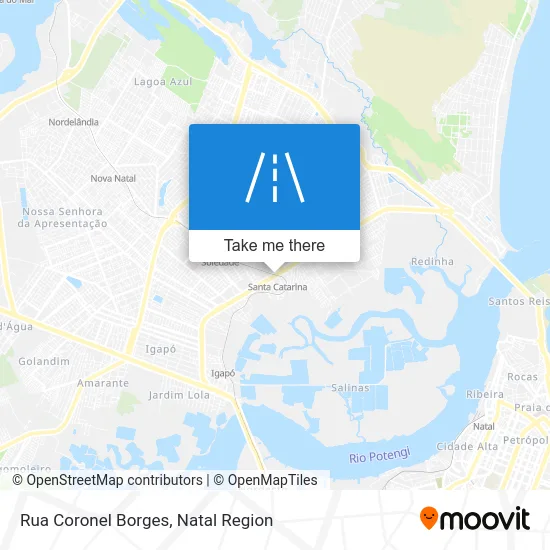 Rua Coronel Borges map