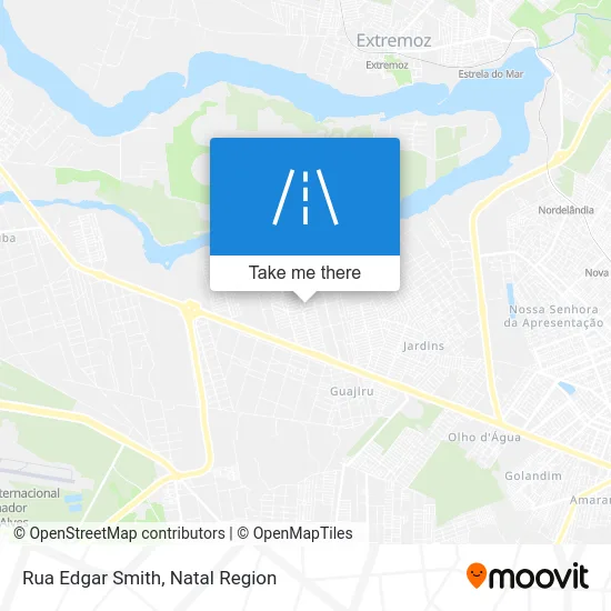 Rua Edgar Smith map