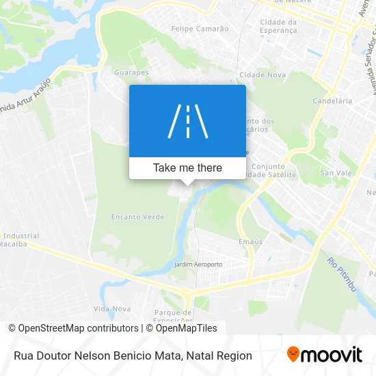 Rua Doutor Nelson Benicio Mata map