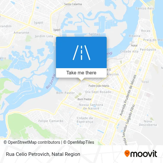 Rua Celio Petrovich map