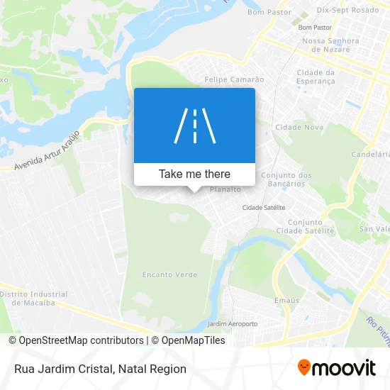 Rua Jardim Cristal map