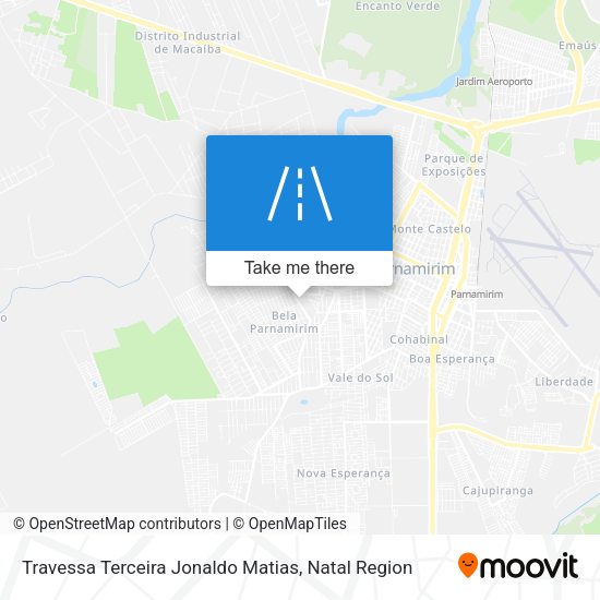 Travessa Terceira Jonaldo Matias map