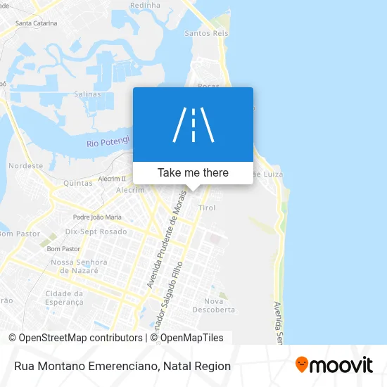 Rua Montano Emerenciano map