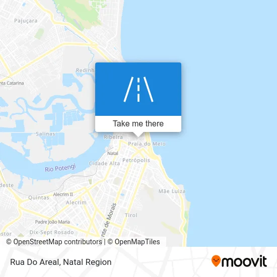 Rua Do Areal map