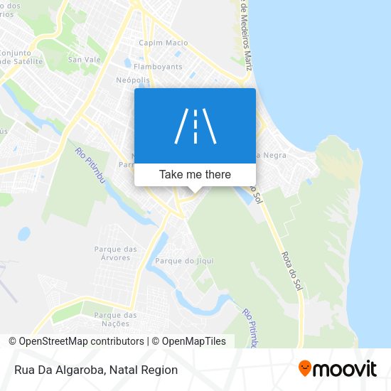 Rua Da Algaroba map