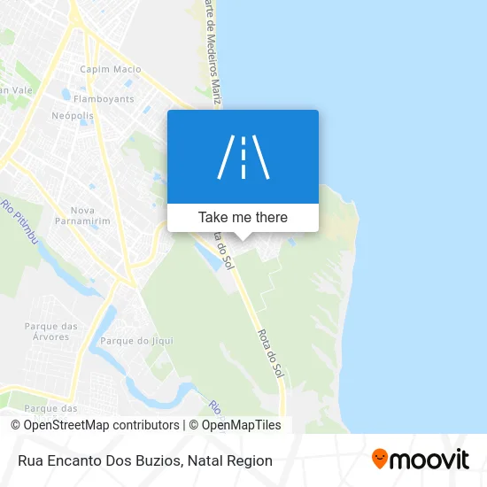 Rua Encanto Dos Buzios map