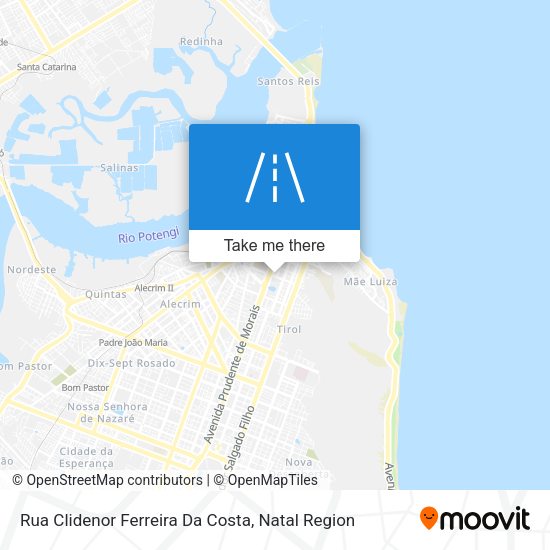 Rua Clidenor Ferreira Da Costa map
