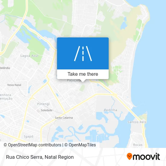 Rua Chico Serra map