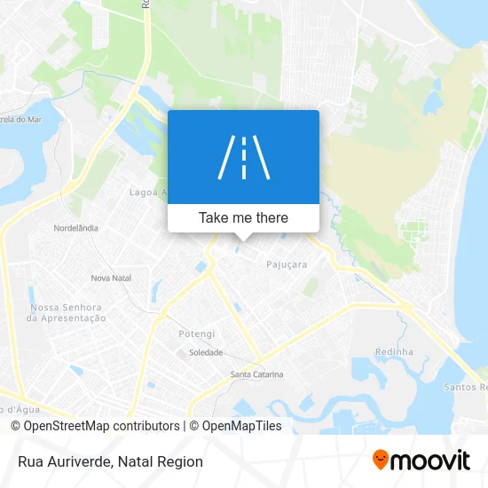 Rua Auriverde map