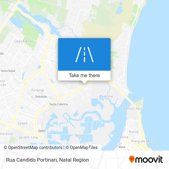 Rua Candido Portinari map
