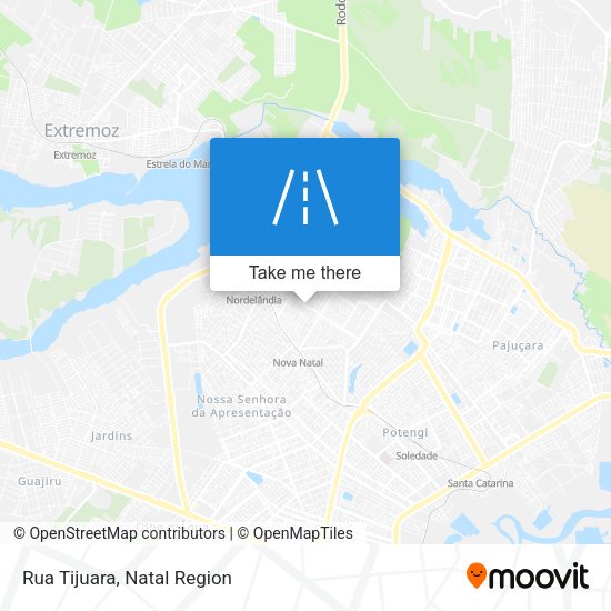 Rua Tijuara map