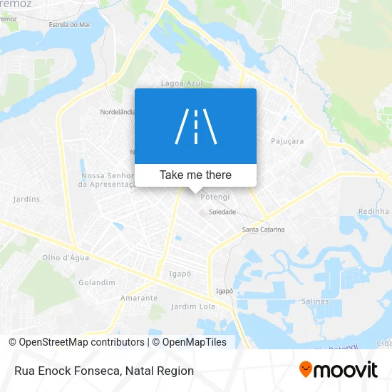Rua Enock Fonseca map