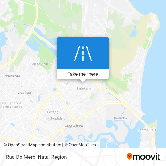 Rua Do Mero map