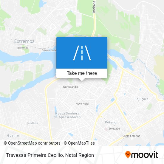 Travessa Primeira Cecilio map