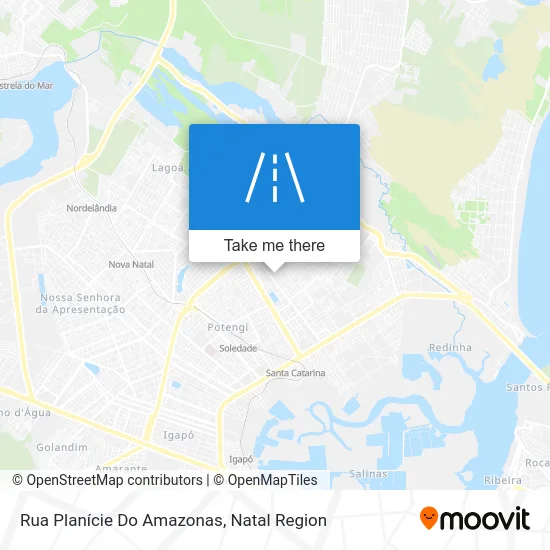 Rua Planície Do Amazonas map