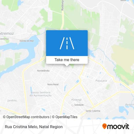 Rua Cristina Melo map