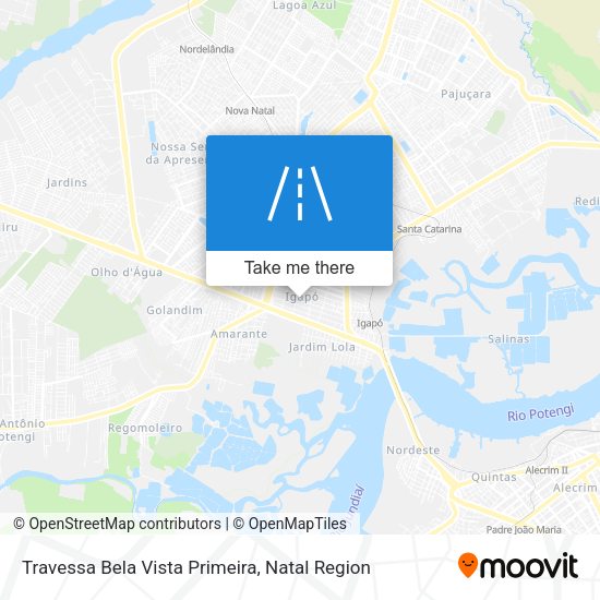 Travessa Bela Vista Primeira map