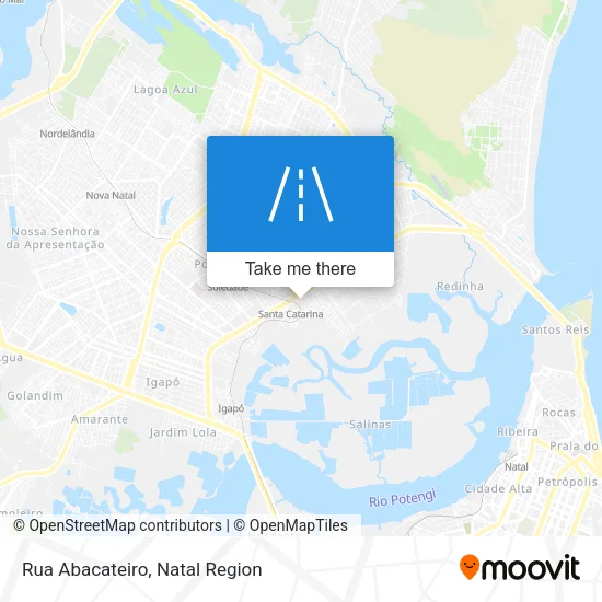 Rua Abacateiro map