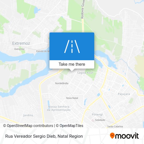 Rua Vereador Sergio Dieb map