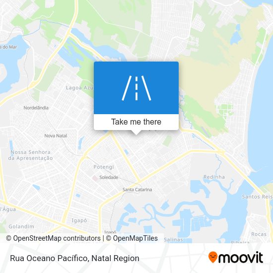 Rua Oceano Pacífico map