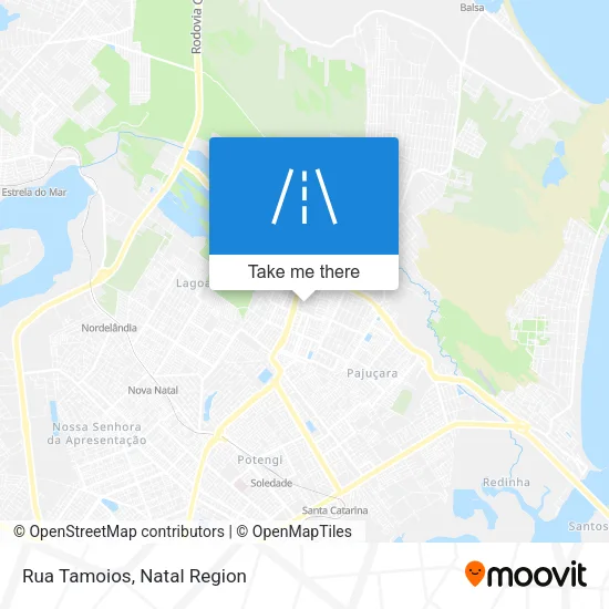 Rua Tamoios map