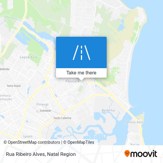 Rua Ribeiro Alves map