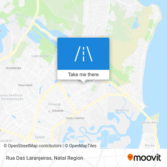 Rua Das Laranjeiras map