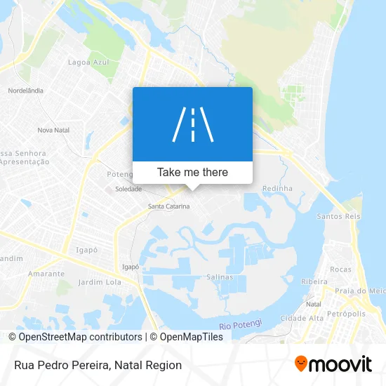 Rua Pedro Pereira map
