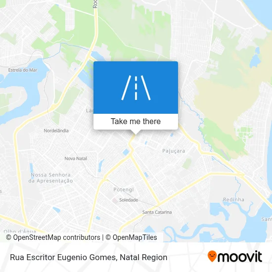 Rua Escritor Eugenio Gomes map