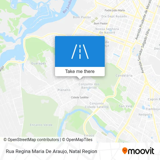 Rua Regina Maria De Araujo map