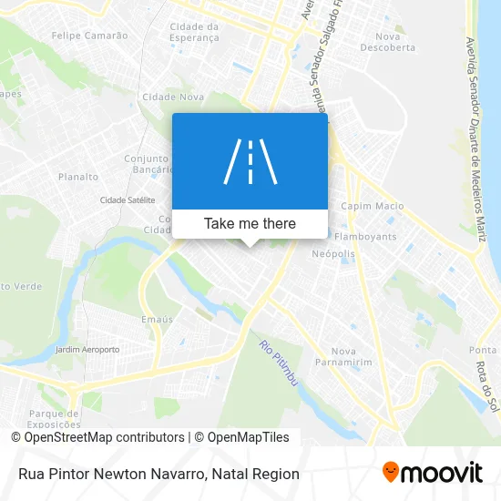 Rua Pintor Newton Navarro map