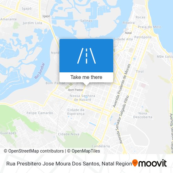 Rua Presbitero Jose Moura Dos Santos map