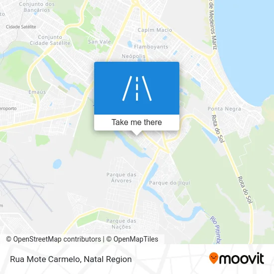 Rua Mote Carmelo map