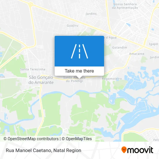 Rua Manoel Caetano map
