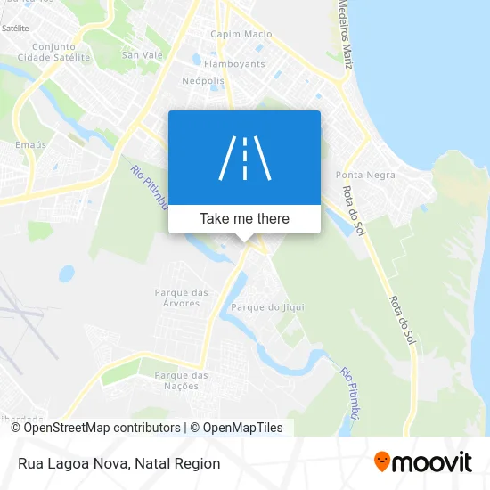 Rua Lagoa Nova map