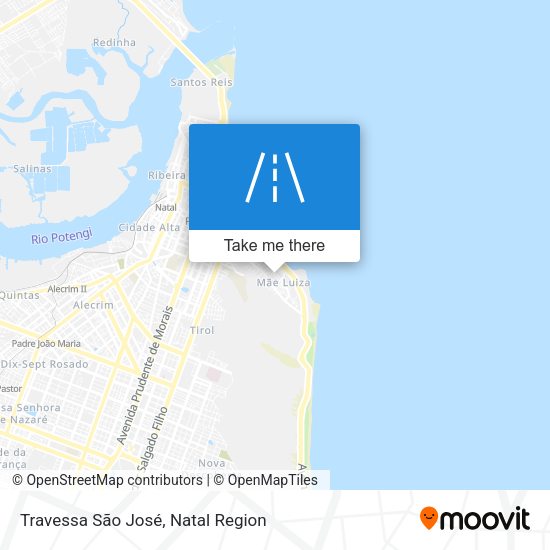 Travessa São José map