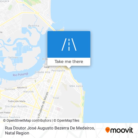 Rua Doutor José Augusto Bezerra De Medeiros map