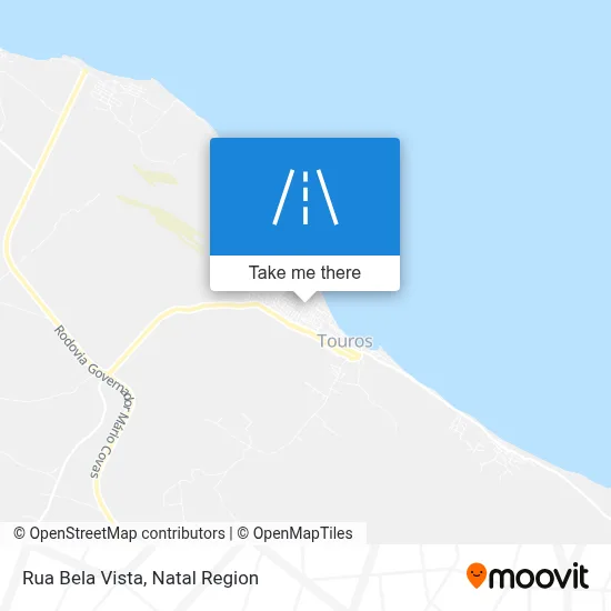Rua Bela Vista map